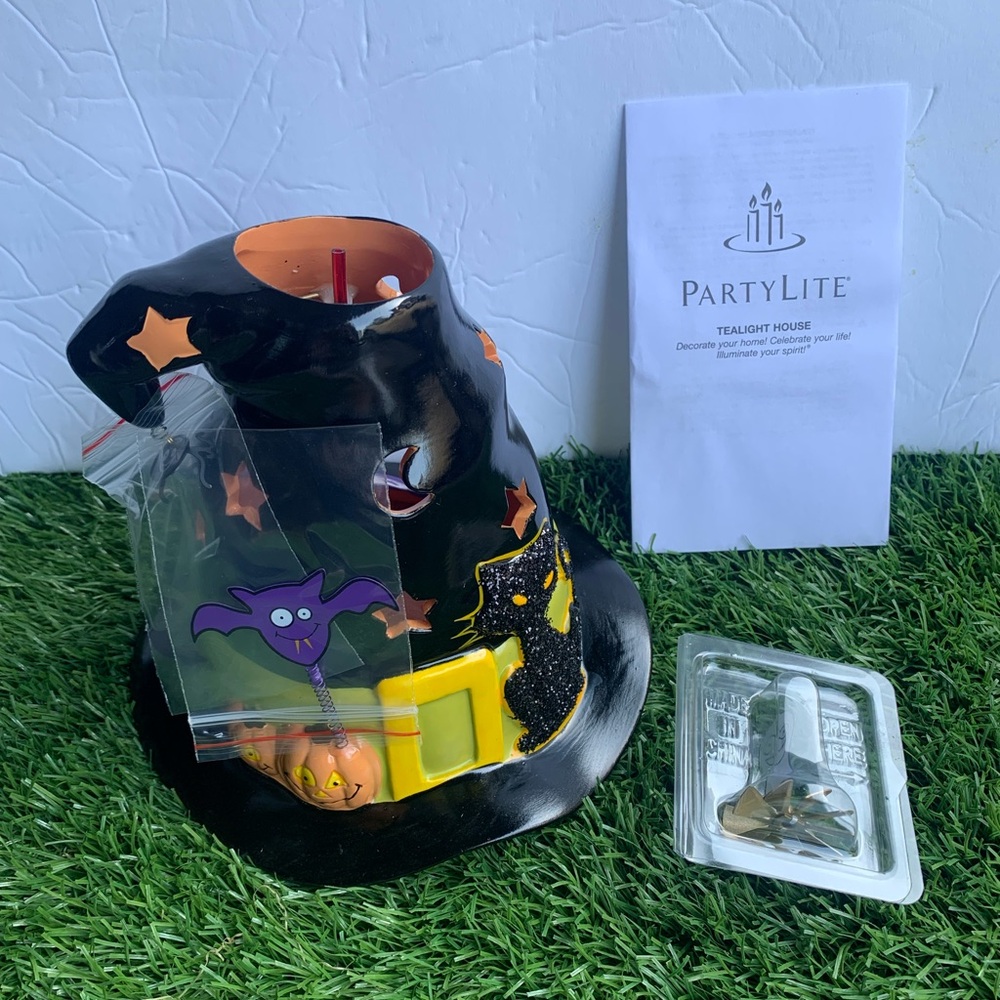 Party Lite Halloween Spooky Hat Tealight House New